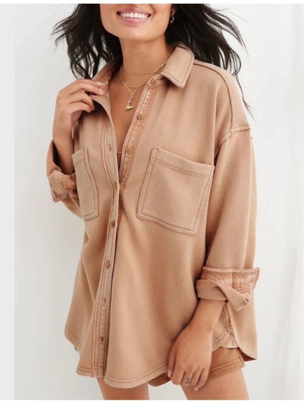 AERIE | Lumberjane fleece | Toasty | Medium